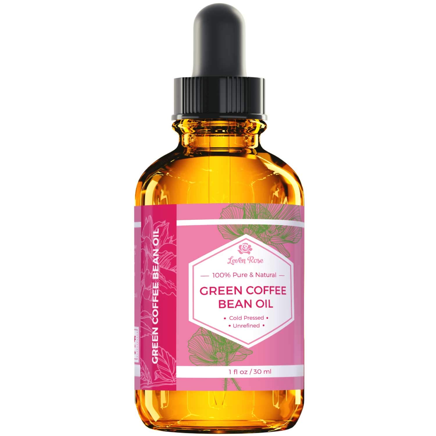 Foto 5 pulgar | Grano De Café Oil Leven Rose Green, 30 Ml, 100% Natural Y Puro - Venta Internacional.