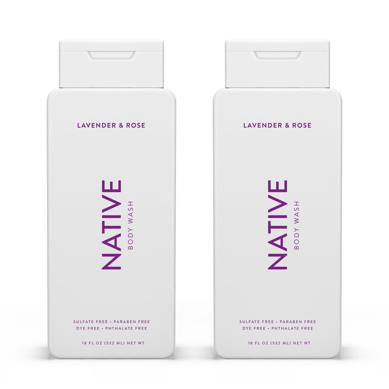 Foto 1 | Gel De Baño Nativo De Lavanda Y Rosa, 532 Ml, Paquete De 2 - Venta Internacional.