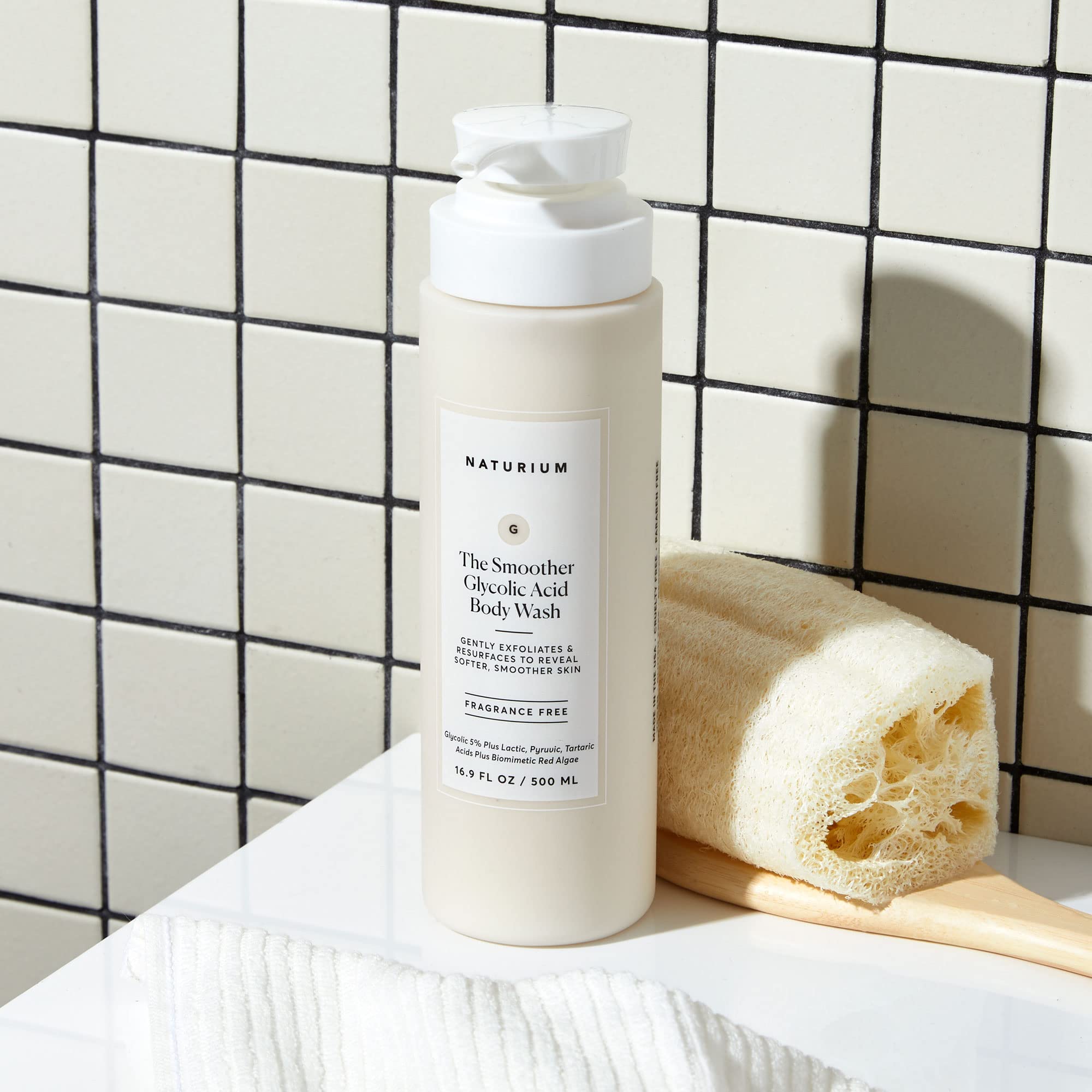 Foto 6 pulgar | Gel De Baño Naturium The Smoother Con Ácido Glicólico, 500 Ml - Venta Internacional.