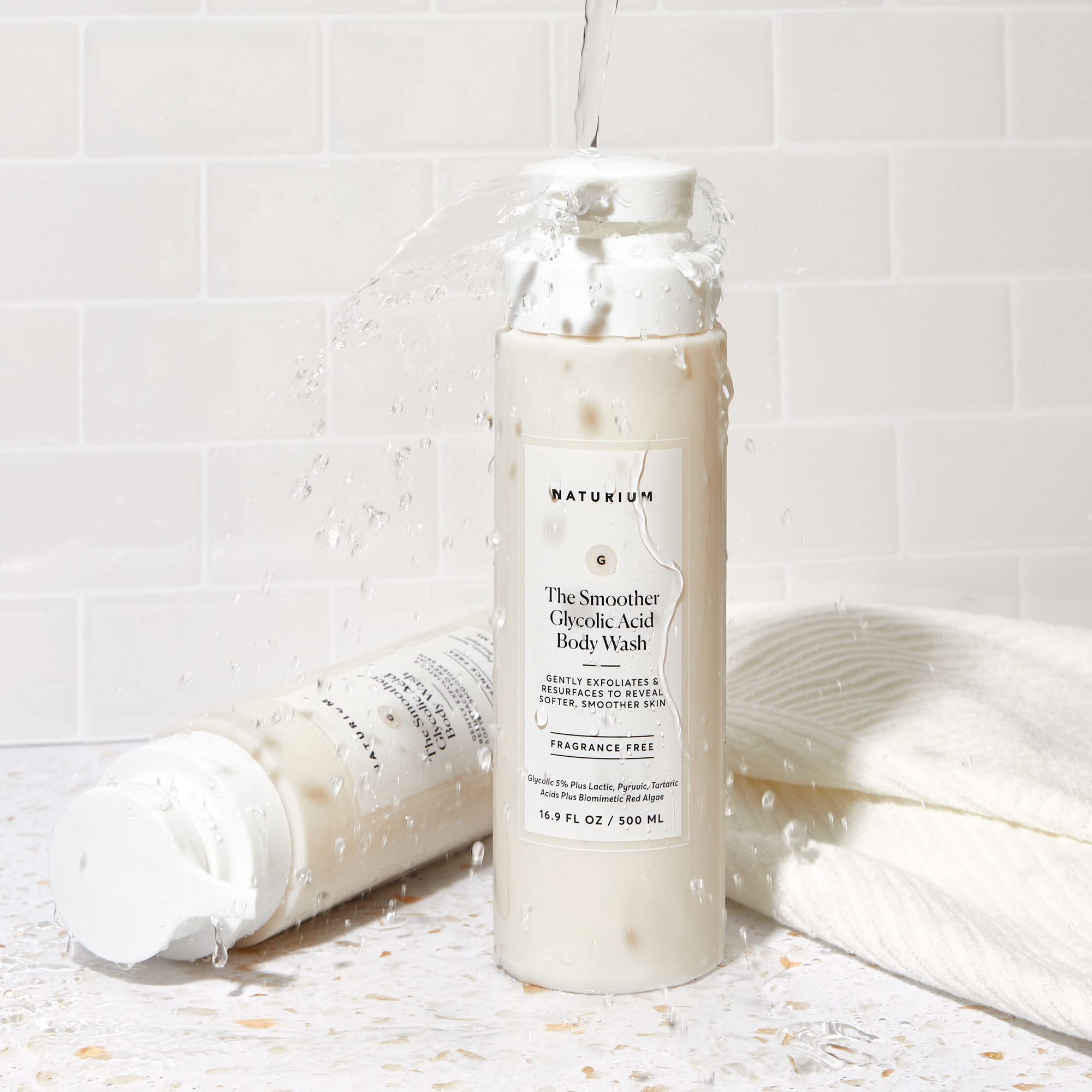 Foto 8 pulgar | Gel De Baño Naturium The Smoother Con Ácido Glicólico, 500 Ml - Venta Internacional.