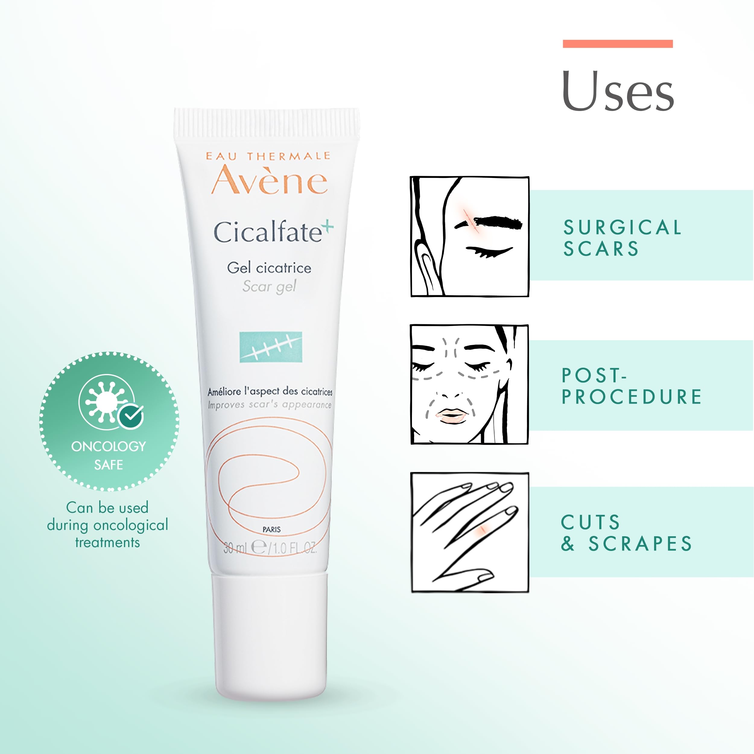Foto 6 pulgar | Gel Para Cicatrices Eau Thermale Avène Cicalfate+ Para Cicatrices, 30 Ml - Venta Internacional.