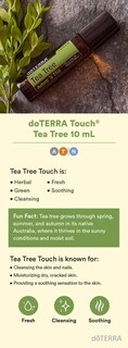 Foto 3 | Aceite Esencial Dōterra Melaleuca (árbol De Té) Touch, 10 Ml, Rollo - Venta Internacional.