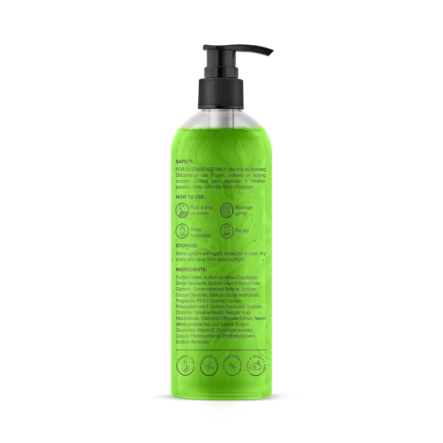 Foto 7 pulgar | Gel De Baño Botanic Hearth Con Caléndula Y Ácido Salicílico, 480 Ml - Venta Internacional.