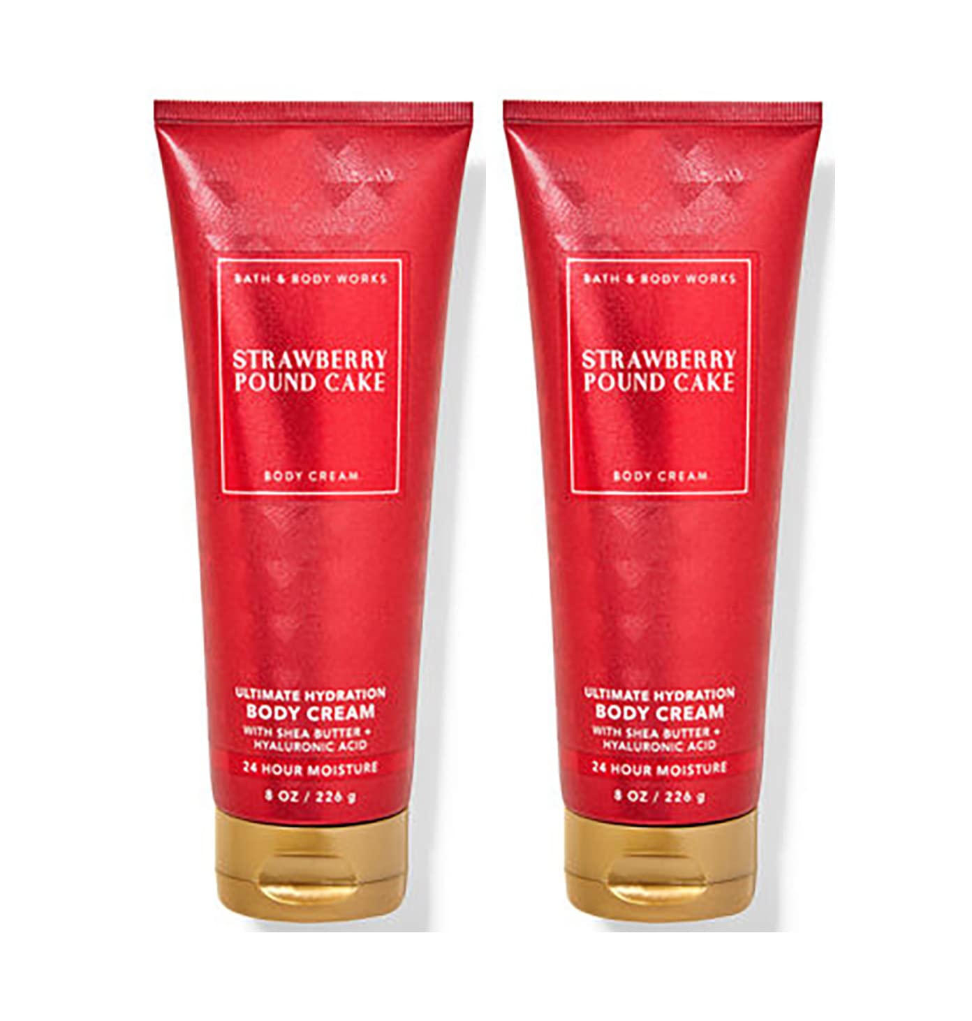 Crema Corporal Bath & Body Works, Tarta De Fresas, 240 Ml, Paquete De 2 - Venta Internacional.