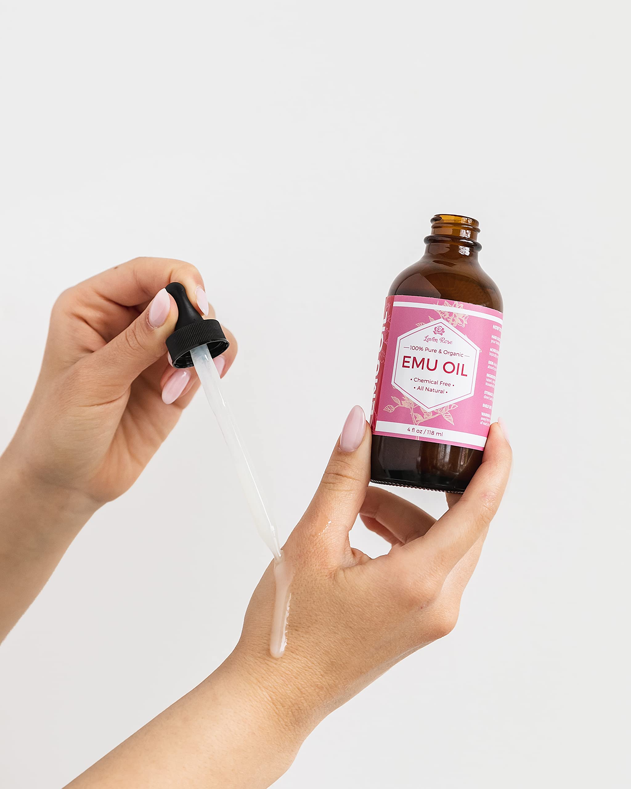 Foto 5 pulgar | Aceite De Emú Leven Rose, Hidratante 100% Puro Y Natural Para Cabello, 120 Ml - Venta Internacional.