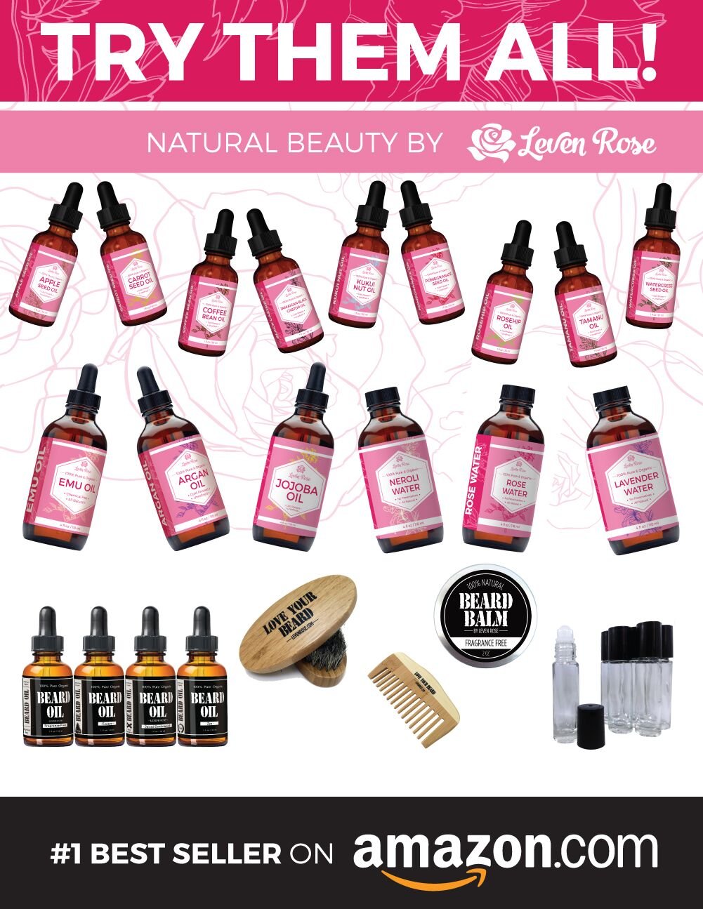 Foto 7 pulgar | Aceite De Emú Leven Rose, Hidratante 100% Puro Y Natural Para Cabello, 120 Ml - Venta Internacional.