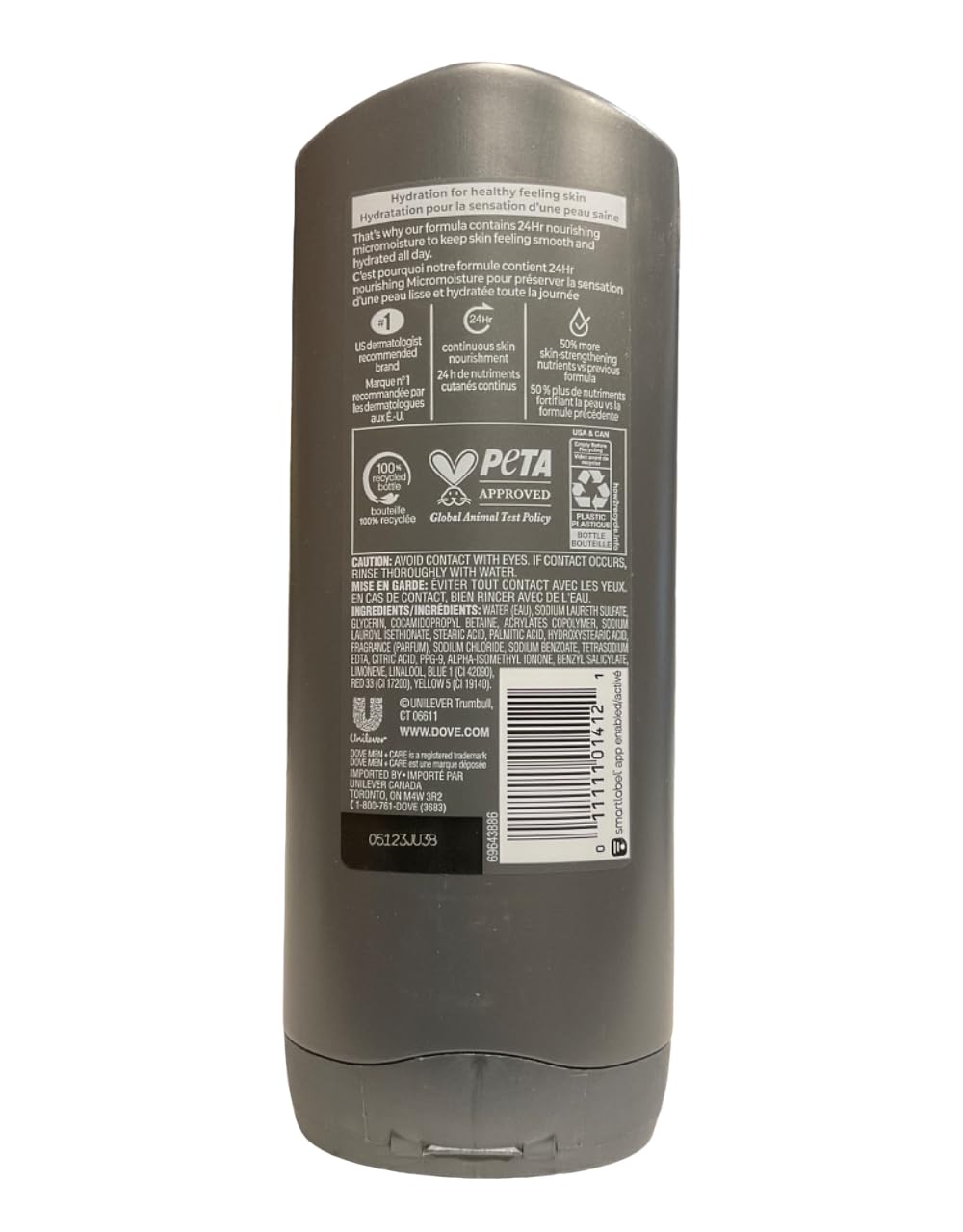 Foto 6 pulgar | Gel De Baño Y Rostro Dove Men + Care Clean Comfort 400 Ml X3 - Venta Internacional.