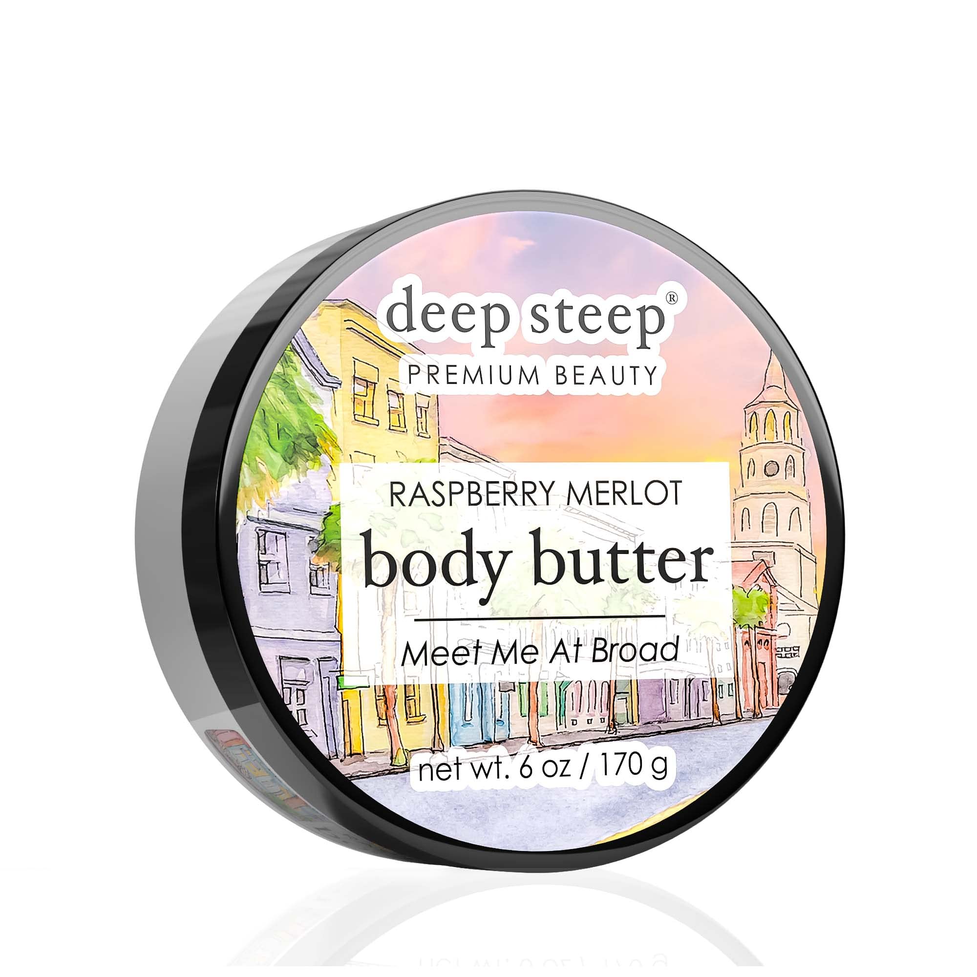 Foto 2 pulgar | Manteca Corporal Deep Steep Raspberry Merlot 180 Ml - Venta Internacional.