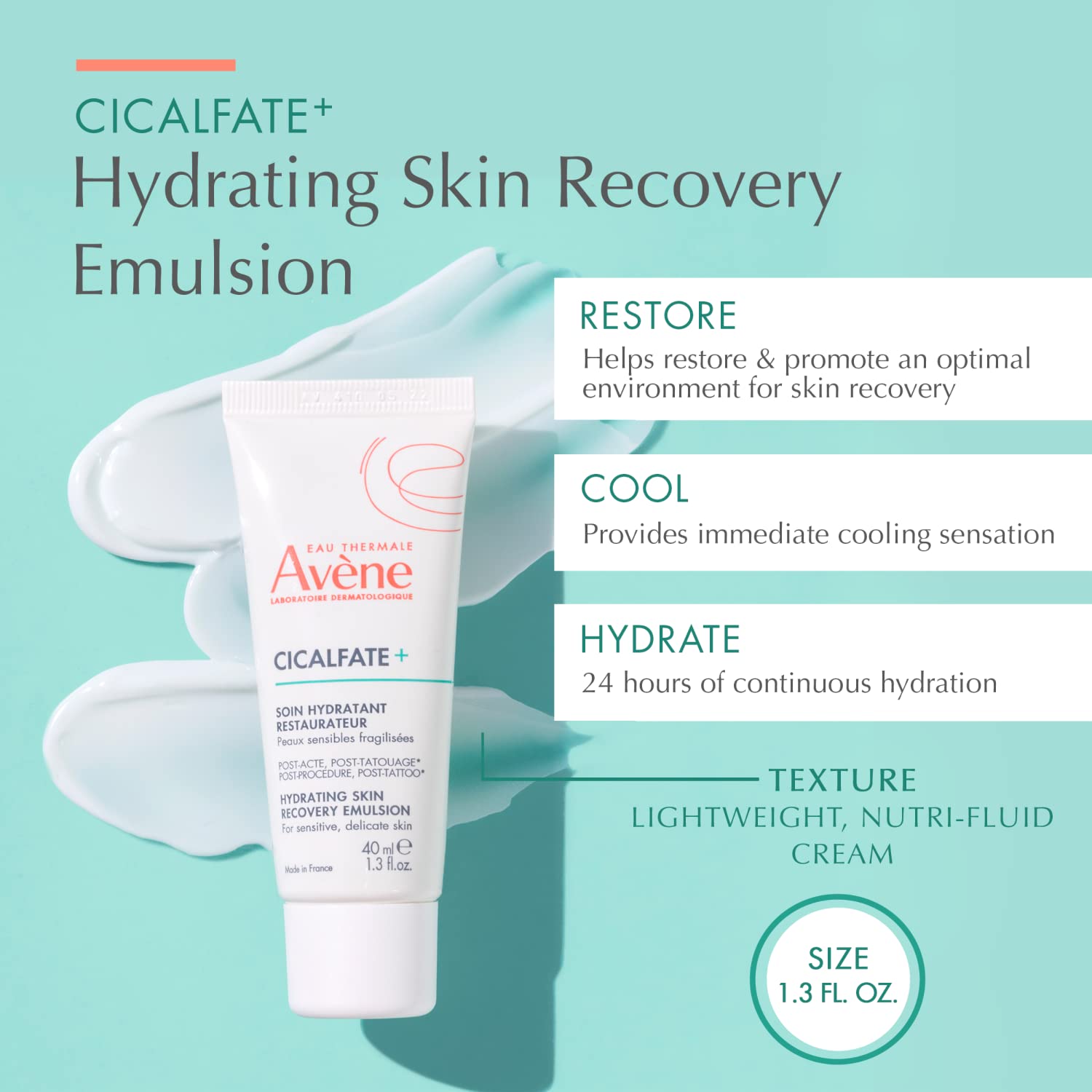Foto 3 pulgar | Emulsión Eau Thermale Avène Cicalfate+ Hidratante 30 Ml - Venta Internacional.