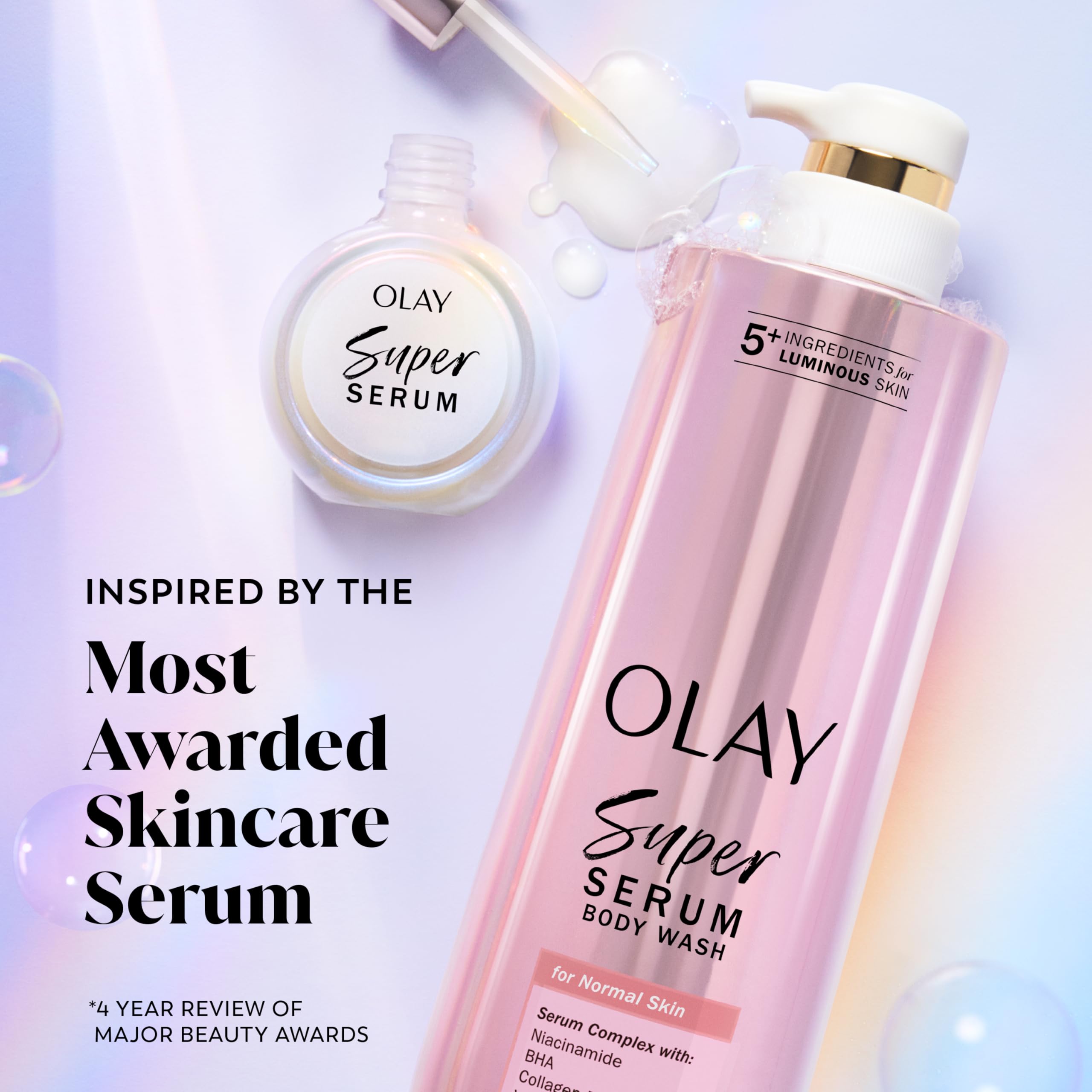 Foto 7 pulgar | Gel De Baño Olay Super Serum, 24 Horas, Hidratación, 550 Ml, Piel Normal - Venta Internacional.