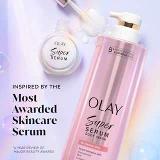 Foto 6 | Gel De Baño Olay Super Serum, 24 Horas, Hidratación, 550 Ml, Piel Normal - Venta Internacional.