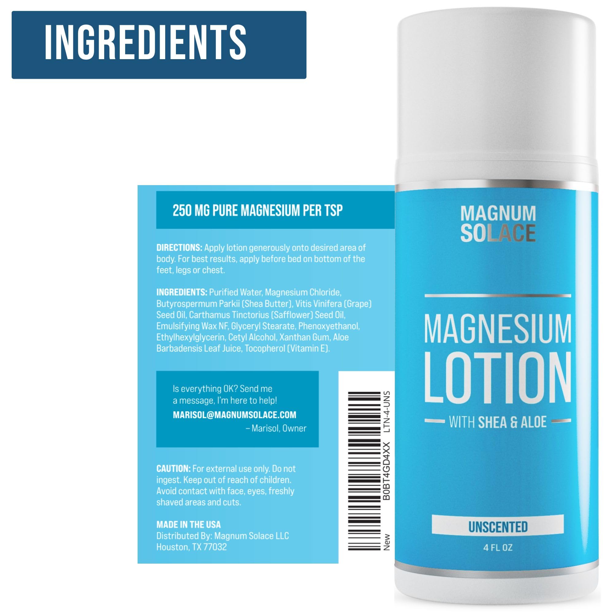 Foto 3 pulgar | Loción Magnum Solace Magnesio Súper Concentrada - Venta Internacional