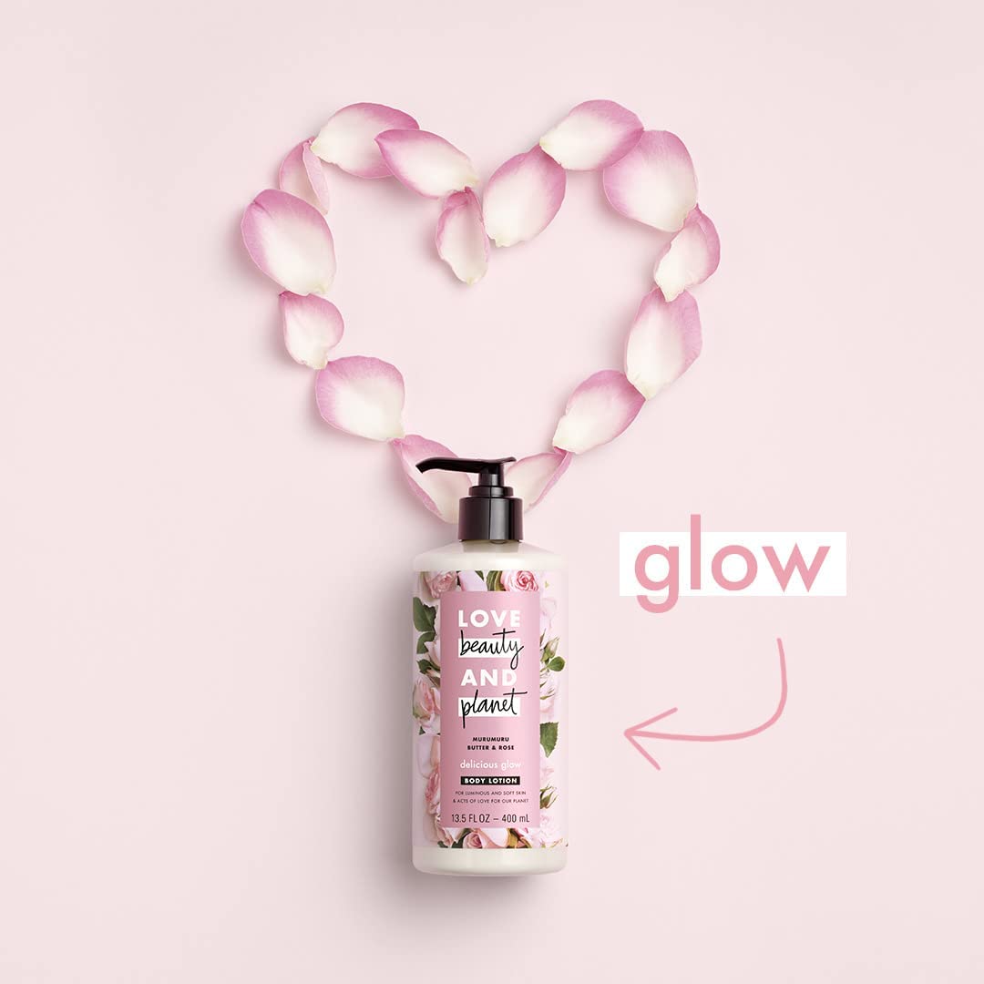Foto 5 pulgar | Loción Corporal Love Beauty And Planet Delicious Glow 400 Ml - Venta Internacional