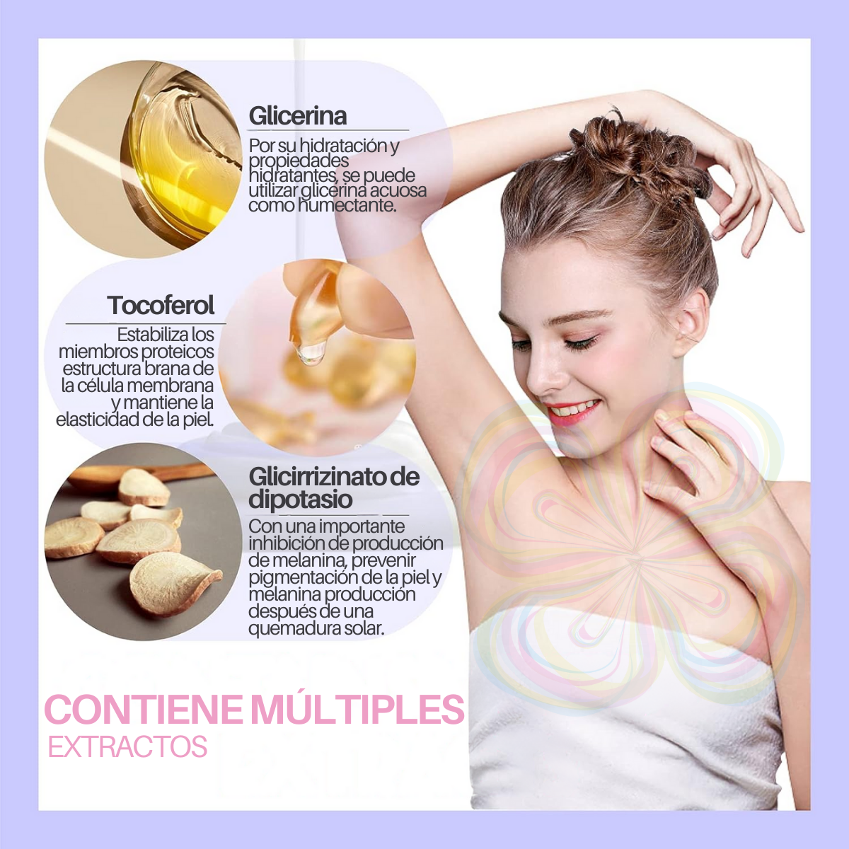 Foto 6 pulgar | Crema Blanqueadora Axilas Con Leche Colágeno Aichun Beauty
