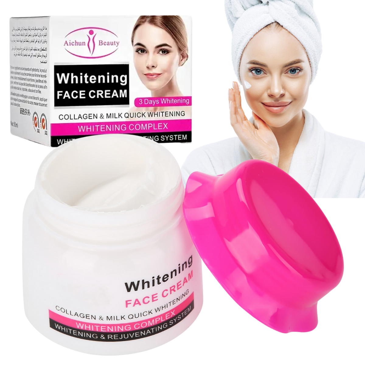 Foto 1 | Crema Facial Hidratante Colágeno Anti Manchas Oscuras