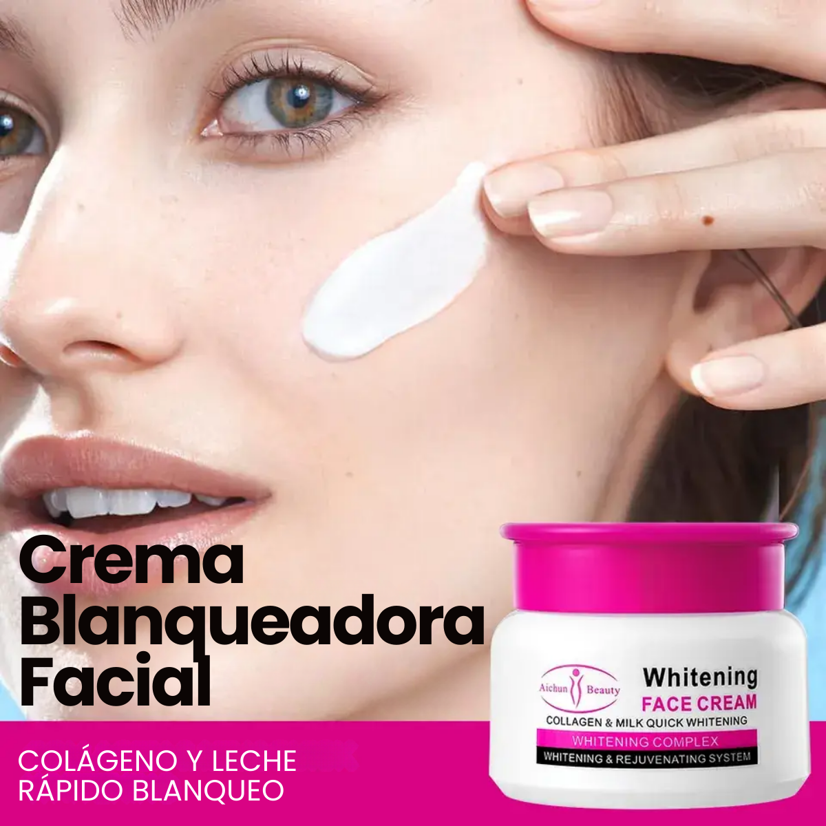 Foto 3 pulgar | Crema Facial Hidratante Colágeno Anti Manchas Oscuras