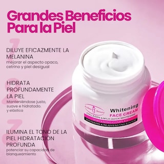 Foto 3 | Crema Facial Hidratante Colágeno Anti Manchas Oscuras