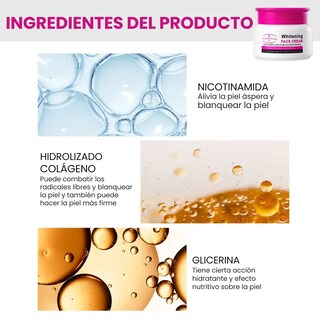 Foto 5 | Crema Facial Hidratante Colágeno Anti Manchas Oscuras