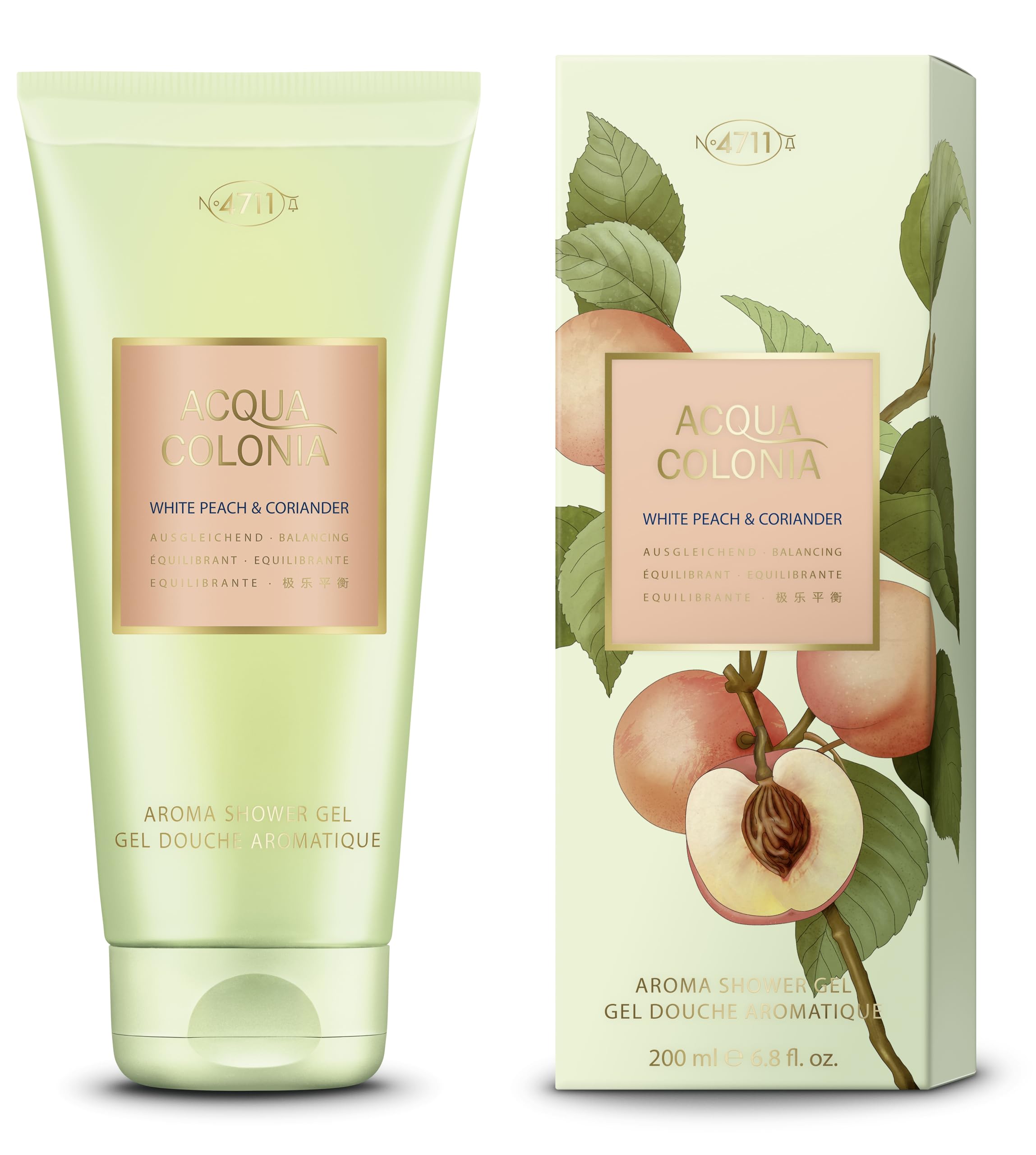 Foto 1 | Gel De Ducha Muelhens 4711 Acqua Colonia Melocotón Blanco Y Cilantro - Venta Internacional.