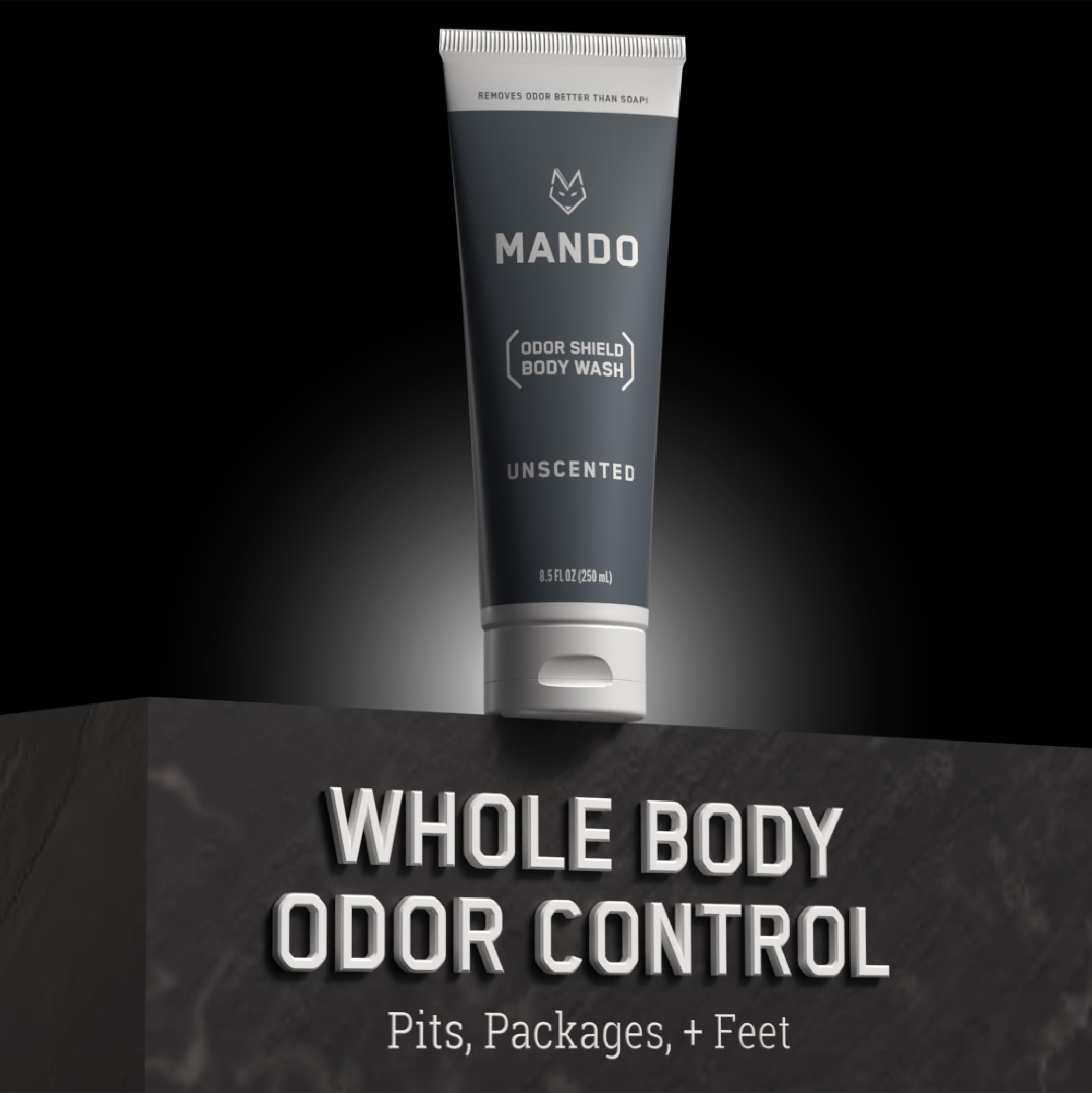 Foto 4 | Gel de Baño Mando Odor Shield Control 24 Horas 250 ml sin Perfume - Venta Internacional