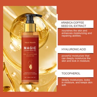 Foto 2 | Aceite Corporal Mágico, Reafirmante, Revitalizante E Hidratante, 200 Ml - Venta Internacional.