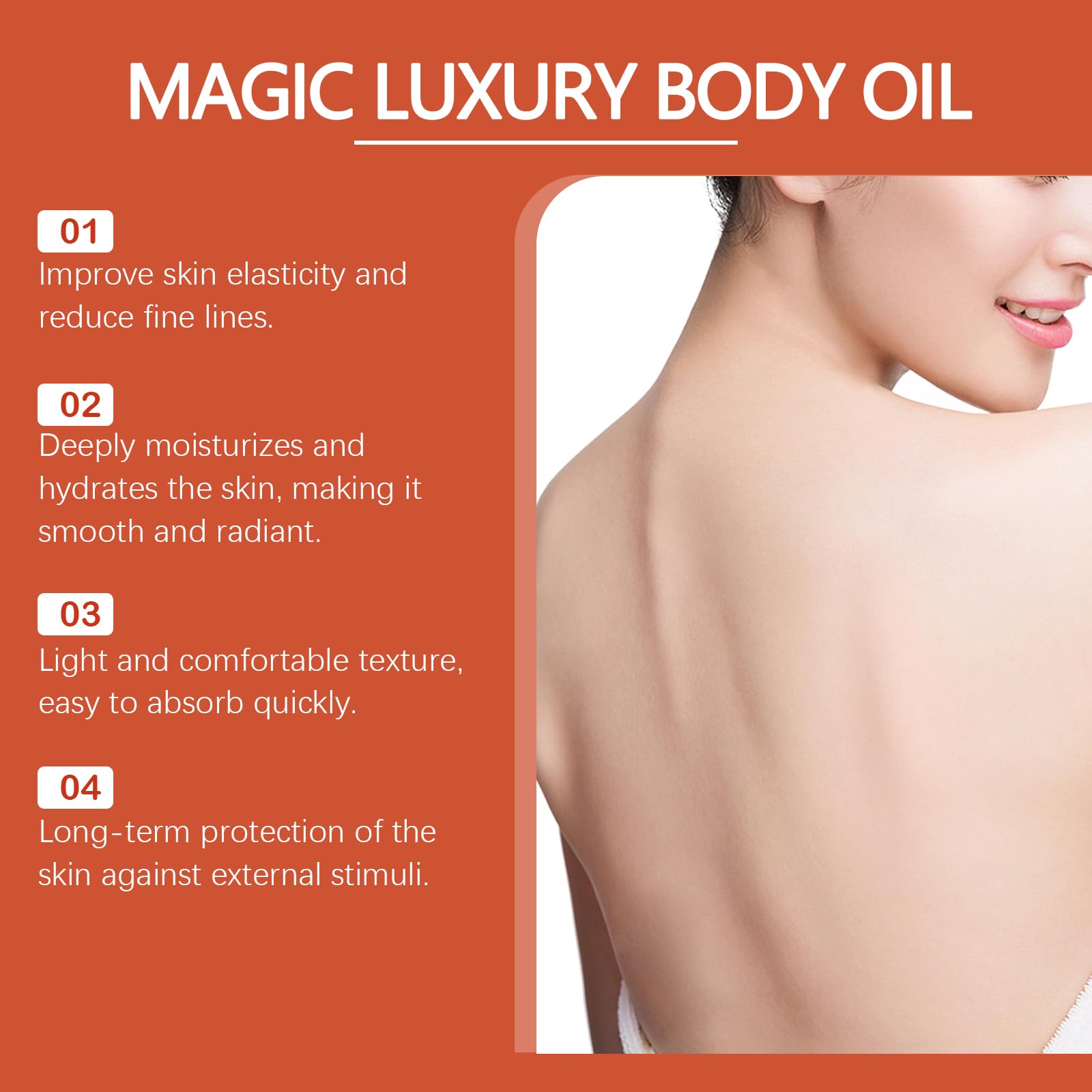 Foto 3 | Aceite Corporal Mágico, Reafirmante, Revitalizante E Hidratante, 200 Ml - Venta Internacional.