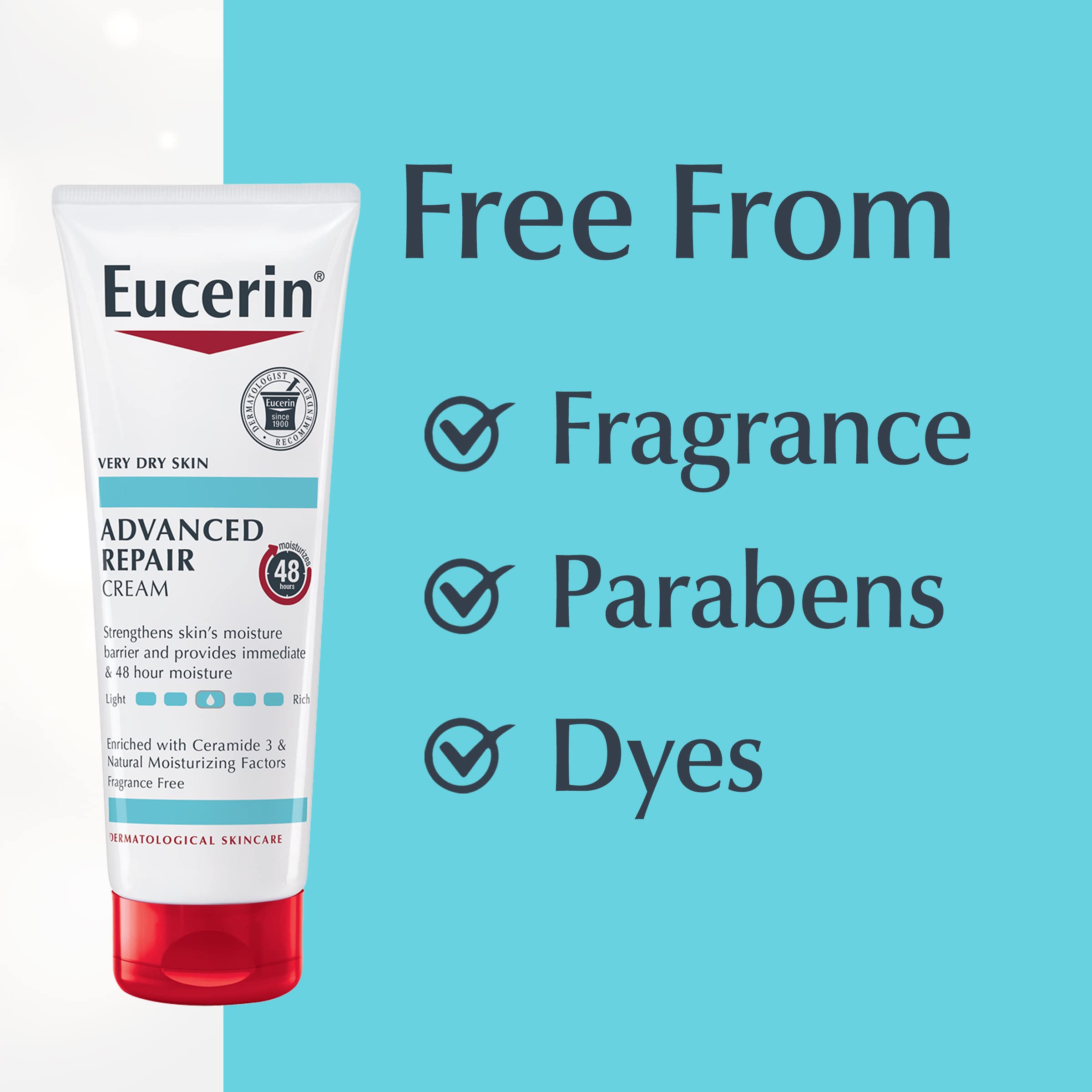 Foto 8 pulgar | Crema Corporal Eucerin Advanced Repair Para Piel Muy Seca, Tubo De 240 Ml - Venta Internacional.