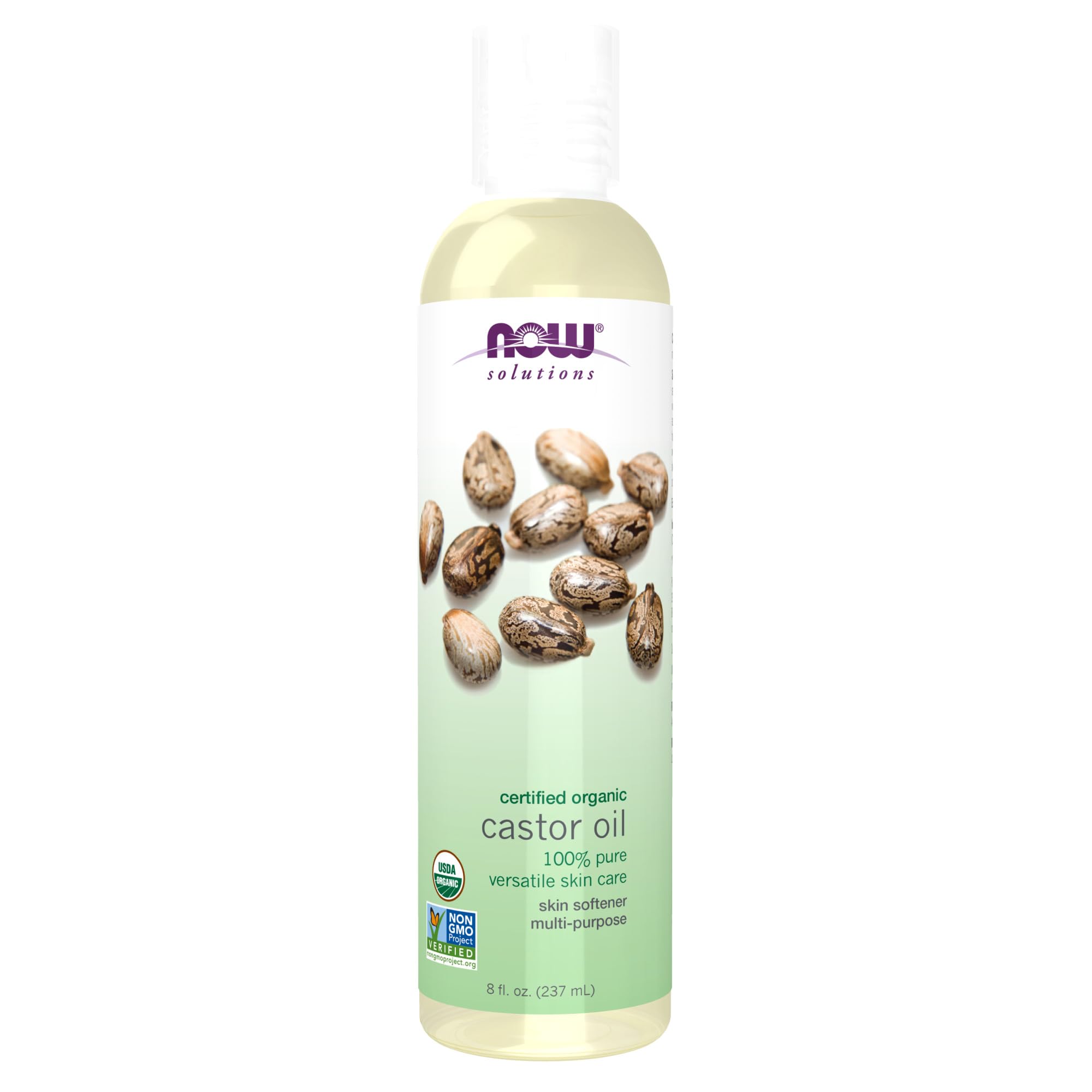 Foto 2 pulgar | Aceite De Ricino Now Foods Solutions, 100% Puro Y Orgánico, 240 Ml - Venta Internacional.