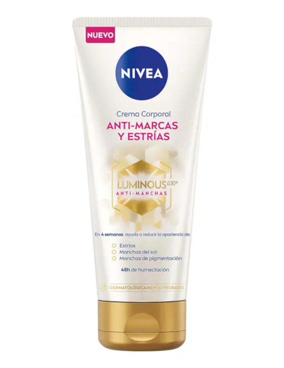 Foto 3 pulgar | Nivea Crema Corporal Luminous630 Anti-estrías + Termo De Agua Güish
