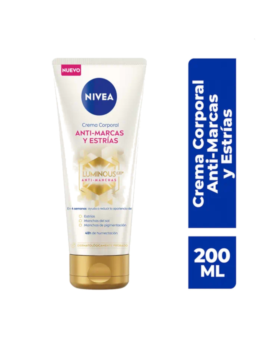 Foto 5 pulgar | Nivea Crema Corporal Luminous630 Anti-estrías + Termo De Agua Güish