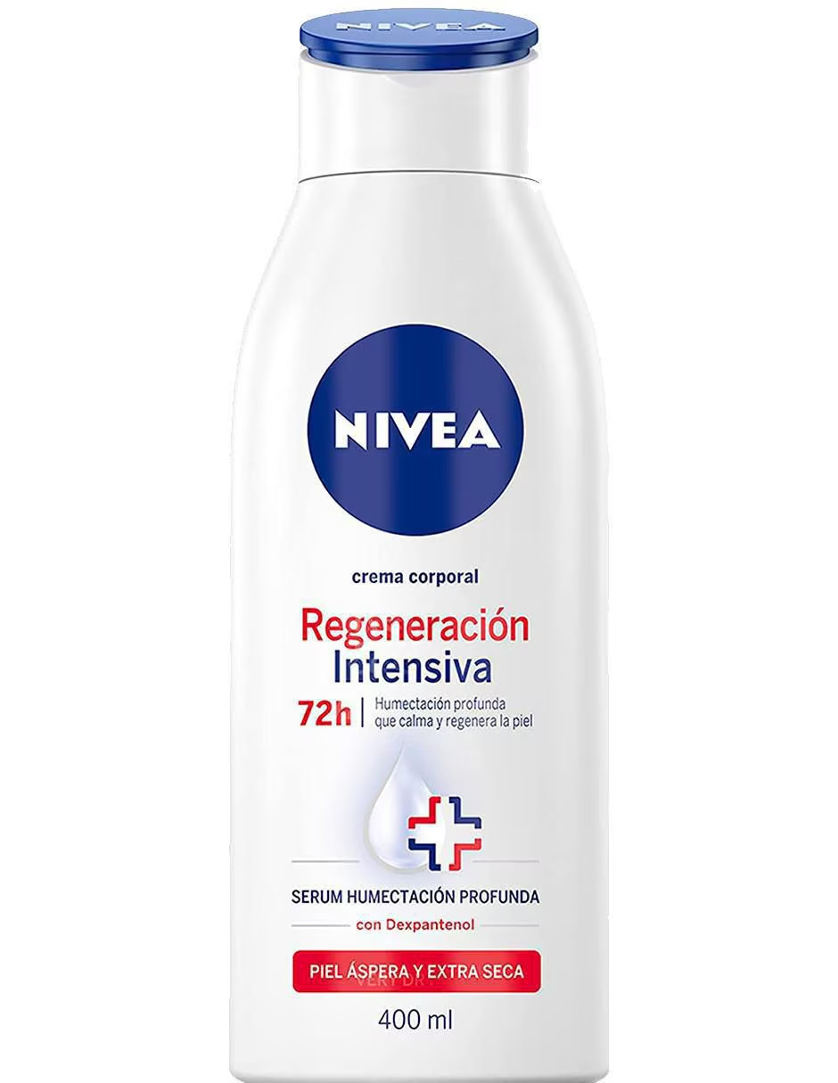 Foto 3 pulgar | Crema Corporal Nivea Regeneración + Termo De Agua Güish