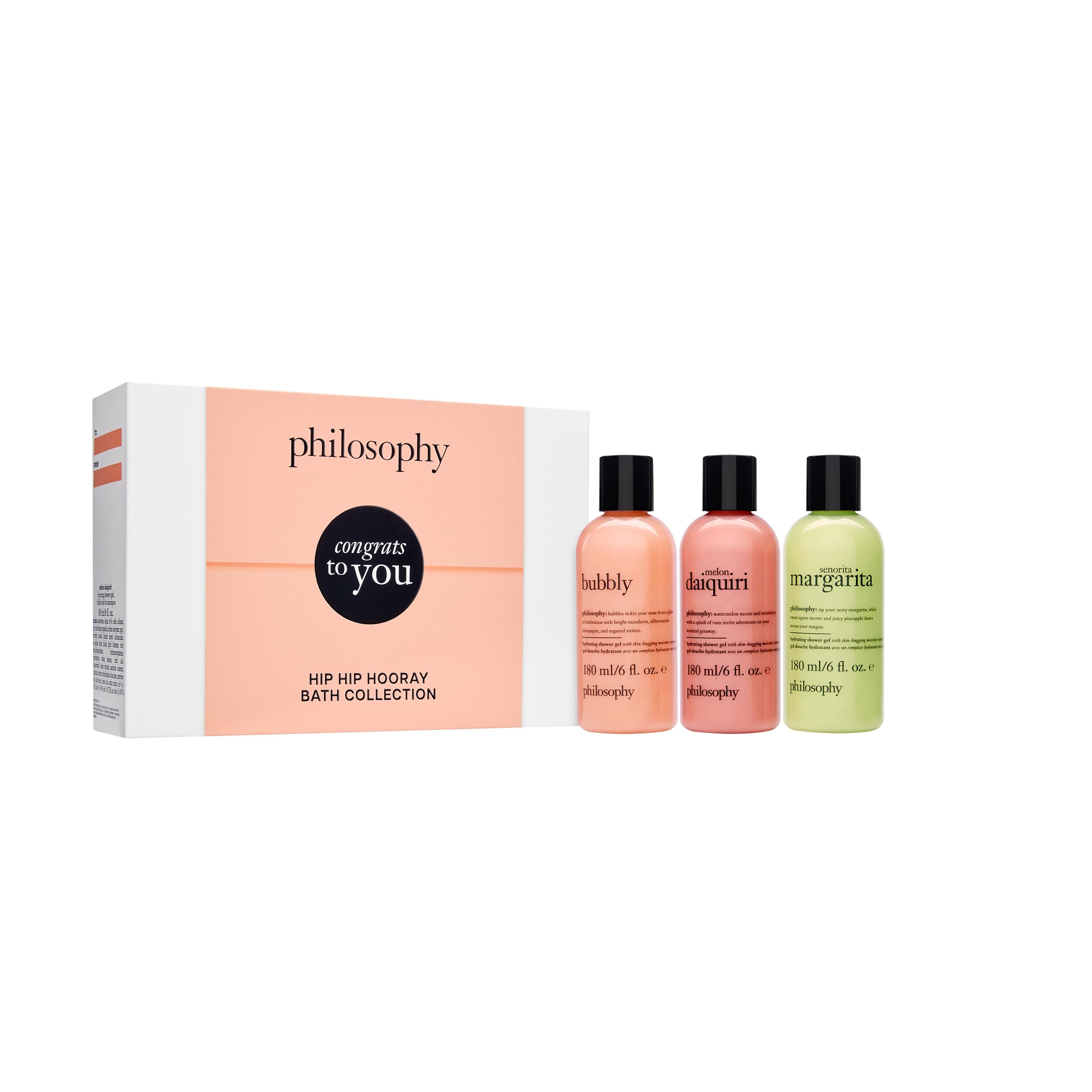 Foto 1 | Set De Regalo De Gel De Ducha Philosophy Congrats, 3 Piezas - Venta Internacional.