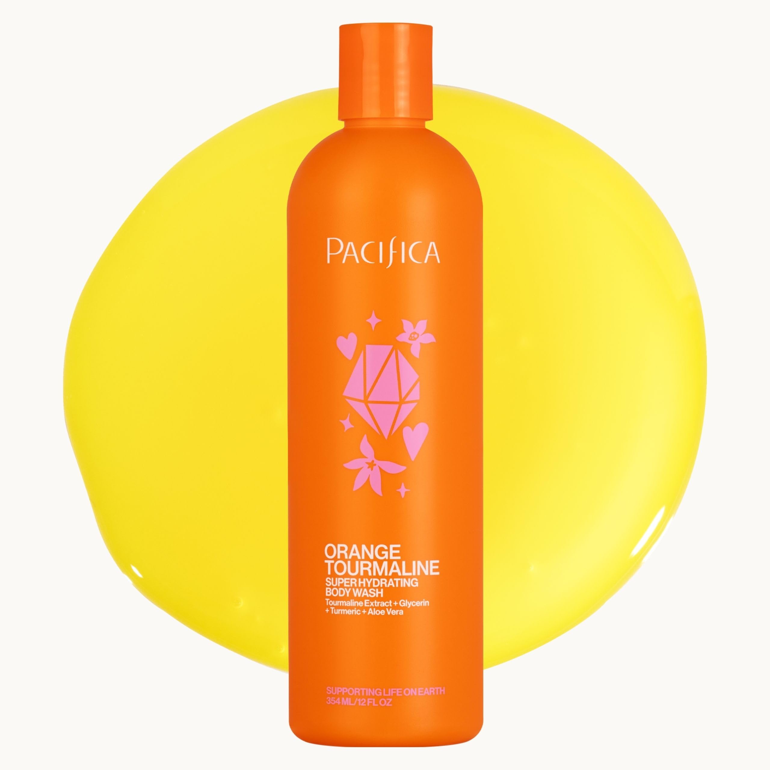 Foto 2 pulgar | Gel De Baño Pacifica, Naranja Y Turmalina, Superhidratante, 250 Ml - Venta Internacional.