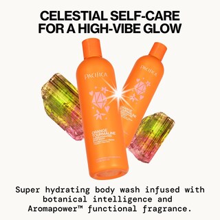 Foto 2 | Gel De Baño Pacifica, Naranja Y Turmalina, Superhidratante, 250 Ml - Venta Internacional.