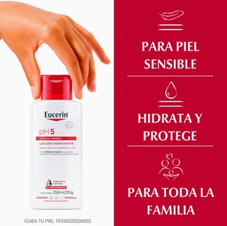 Foto 4 | Eucerin Ph5 Loción Hidratante Corporal 250ml Con Dexpantenol Y Vitamina E Para Piel Seca Y Sensible