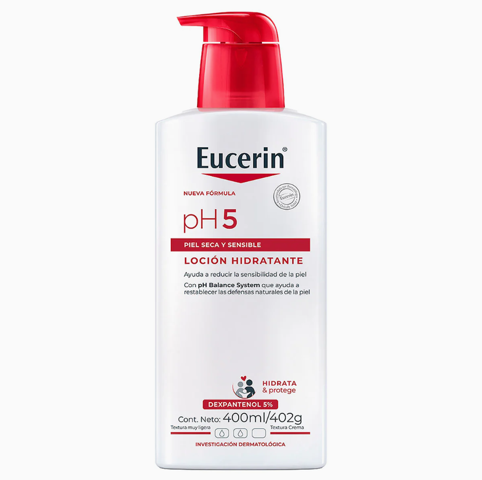 Foto 2 pulgar | Loción Eucerin Ph5 Hidratante 400ml | Para Piel Seca Y Sensible | Con Dexpantenol Y Protección Enzimática
