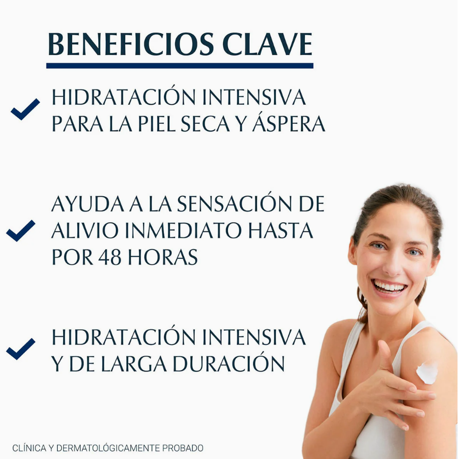 Foto 2 | Eucerin Loción Urearepair Plus 5% Con Urea, Ceramidas Y Gluco-glicerol | Hidratación Profunda 250ml