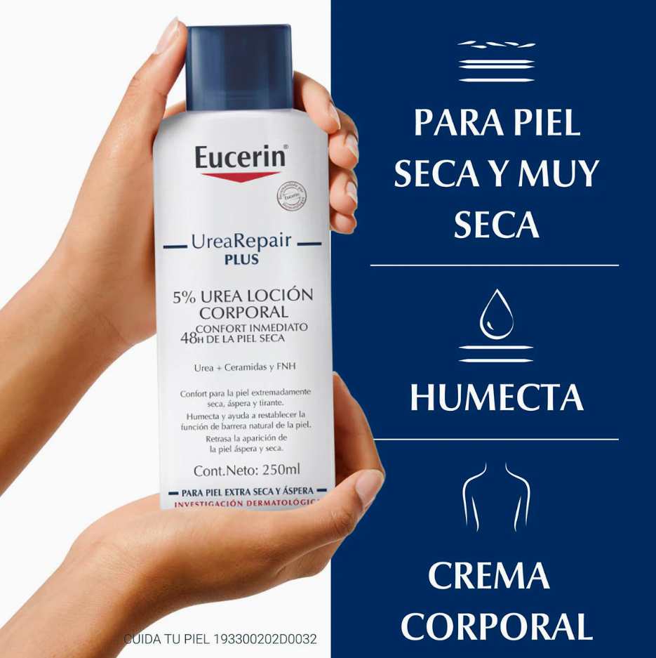 Foto 4 | Eucerin Loción Urearepair Plus 5% Con Urea, Ceramidas Y Gluco-glicerol | Hidratación Profunda 250ml