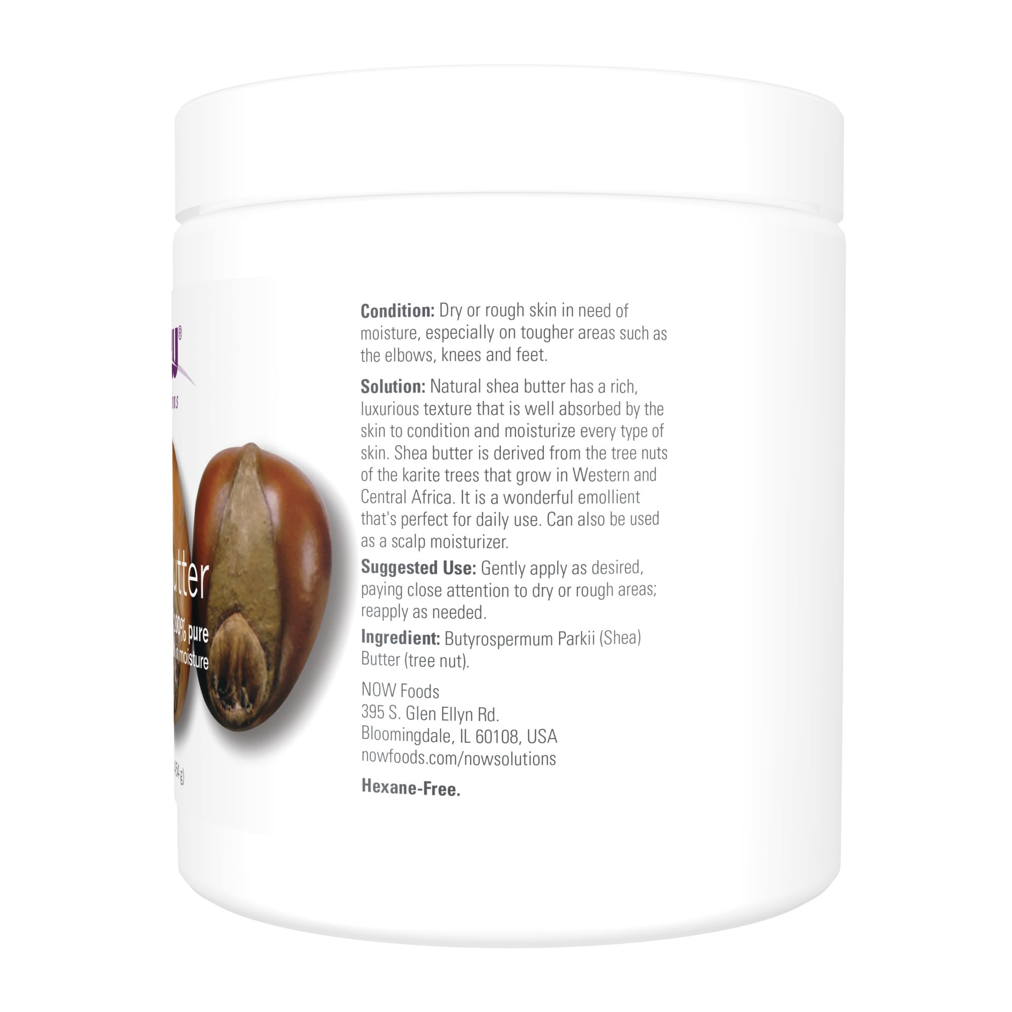 Foto 3 pulgar | Emoliente Para Piel Con Manteca De Karité Now Solutions 480 Ml - Venta Internacional.