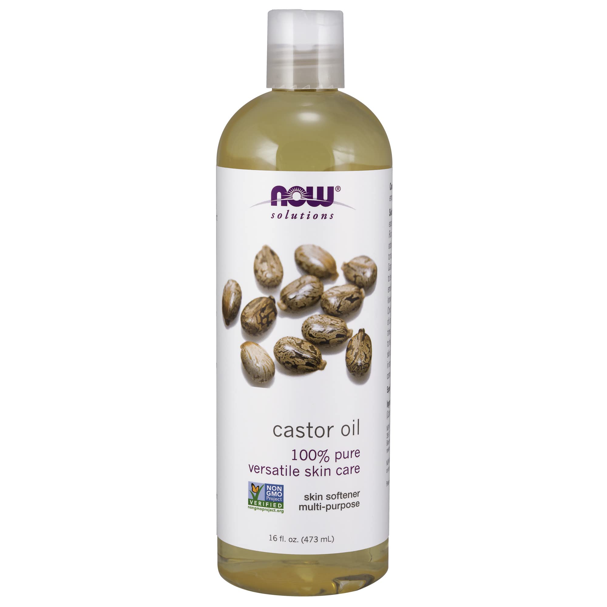 Foto 2 pulgar | Aceite De Ricino Now Solutions 100% Puro Para El Cuidado De La Piel, 473 Ml - Venta Internacional.