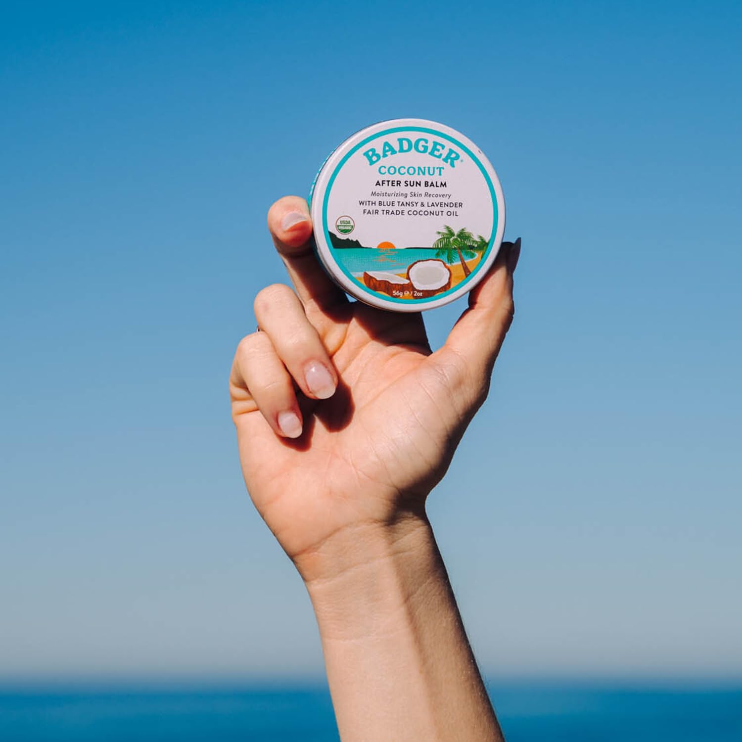 Foto 5 | Bálsamo After Sun Badger Coconut 100% Orgánico 60 ml 2 Piezas -  Venta Internacional