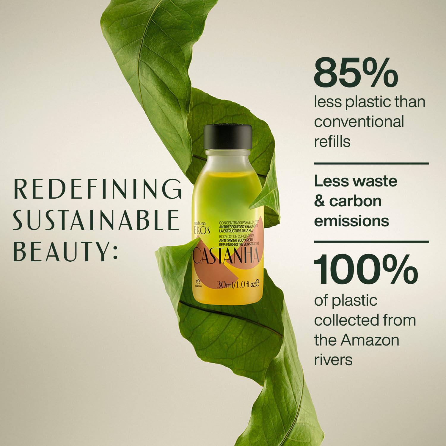Foto 6 pulgar | Loción Corporal Natura Ekos Castanha Concentrado 30 Ml Antisequedad - Venta Internacional.