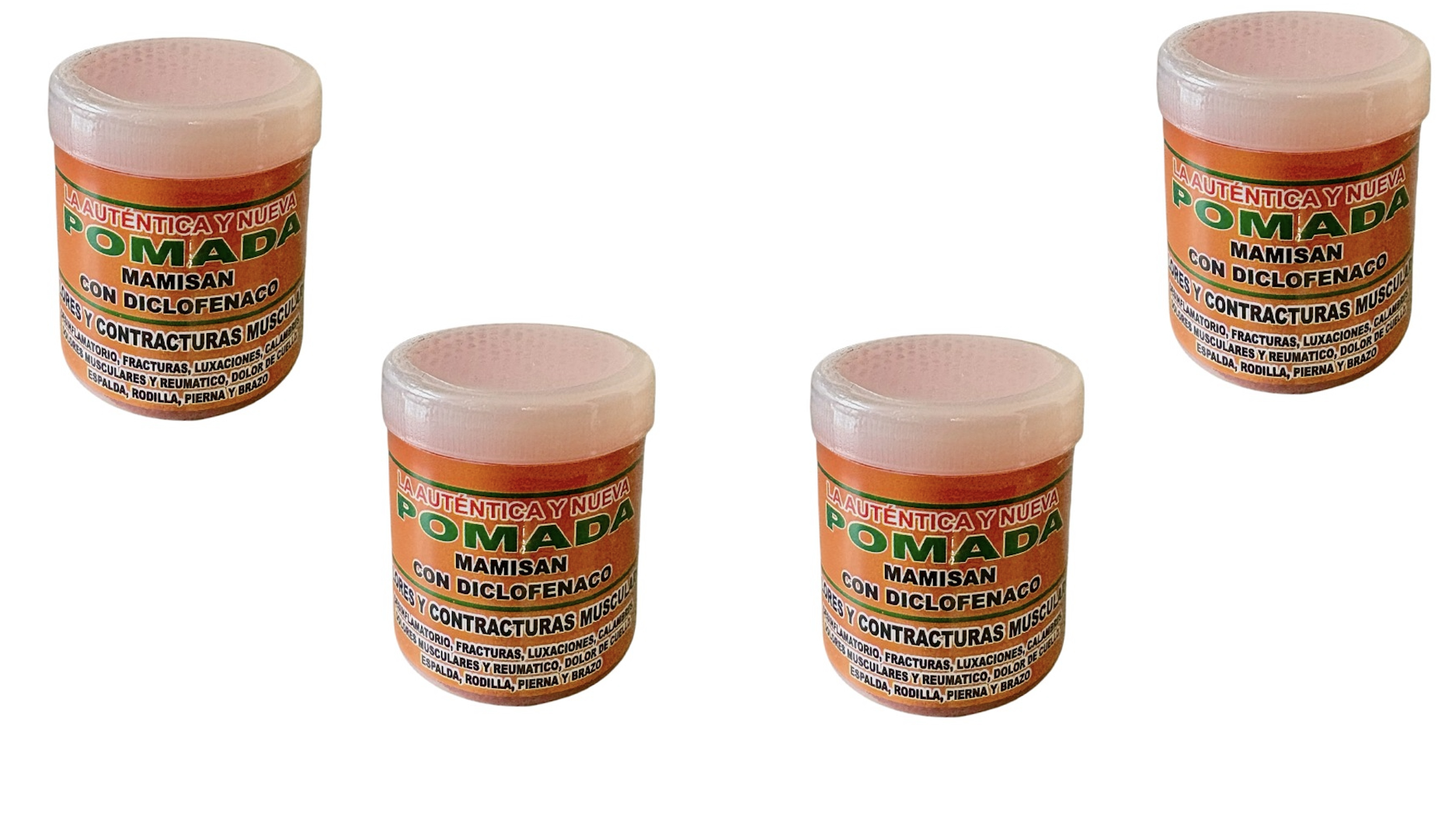 Foto 1 | Mamisan Con Diclofenaco 125g Auxiliar Dolores Articulares, Musculares, Torceduras 4 Piezas
