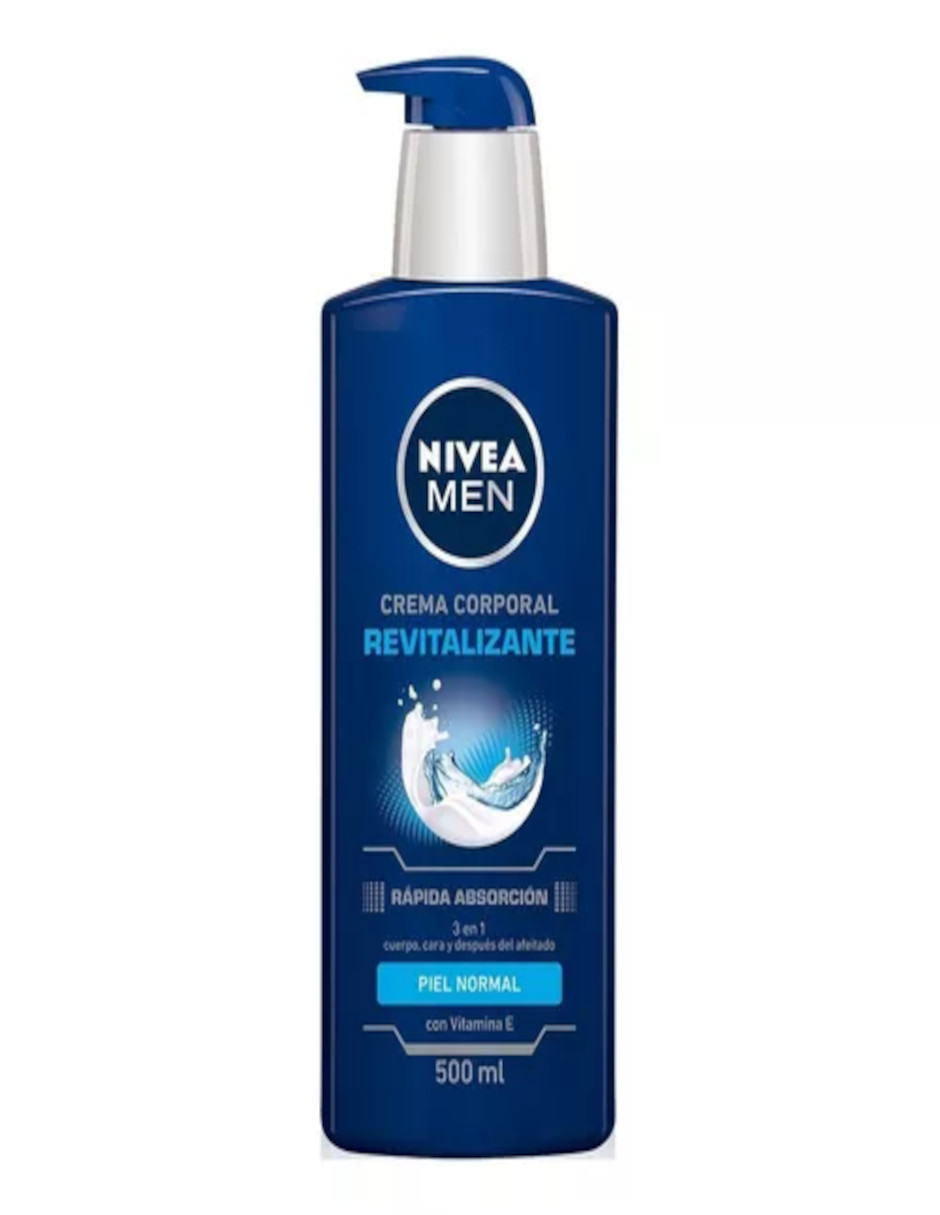 Foto 3 pulgar | Crema Corporal Nivea Men 3 En 1 Con Vitamina E + Termo De Agua De Regalo Güish