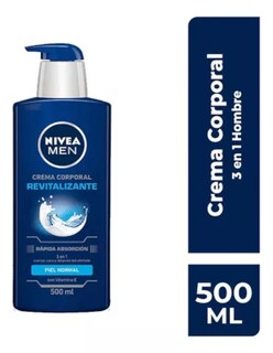 Foto 4 | Crema Corporal Nivea Men 3 En 1 Con Vitamina E + Termo De Agua De Regalo Güish