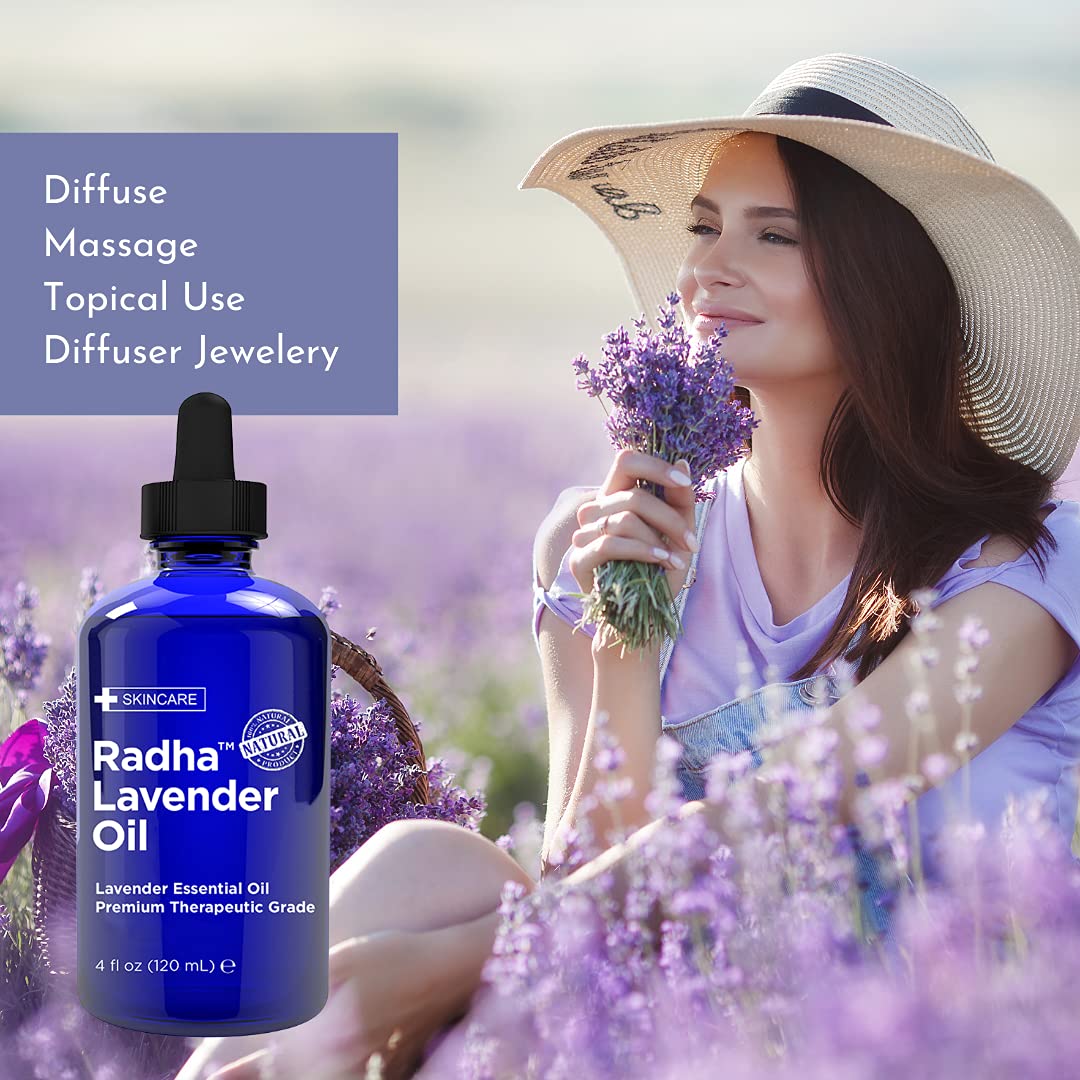 Foto 2 | Aceite Esencial Radha Beauty Lavender, 120 Ml, De Primera Calidad - Venta Internacional.