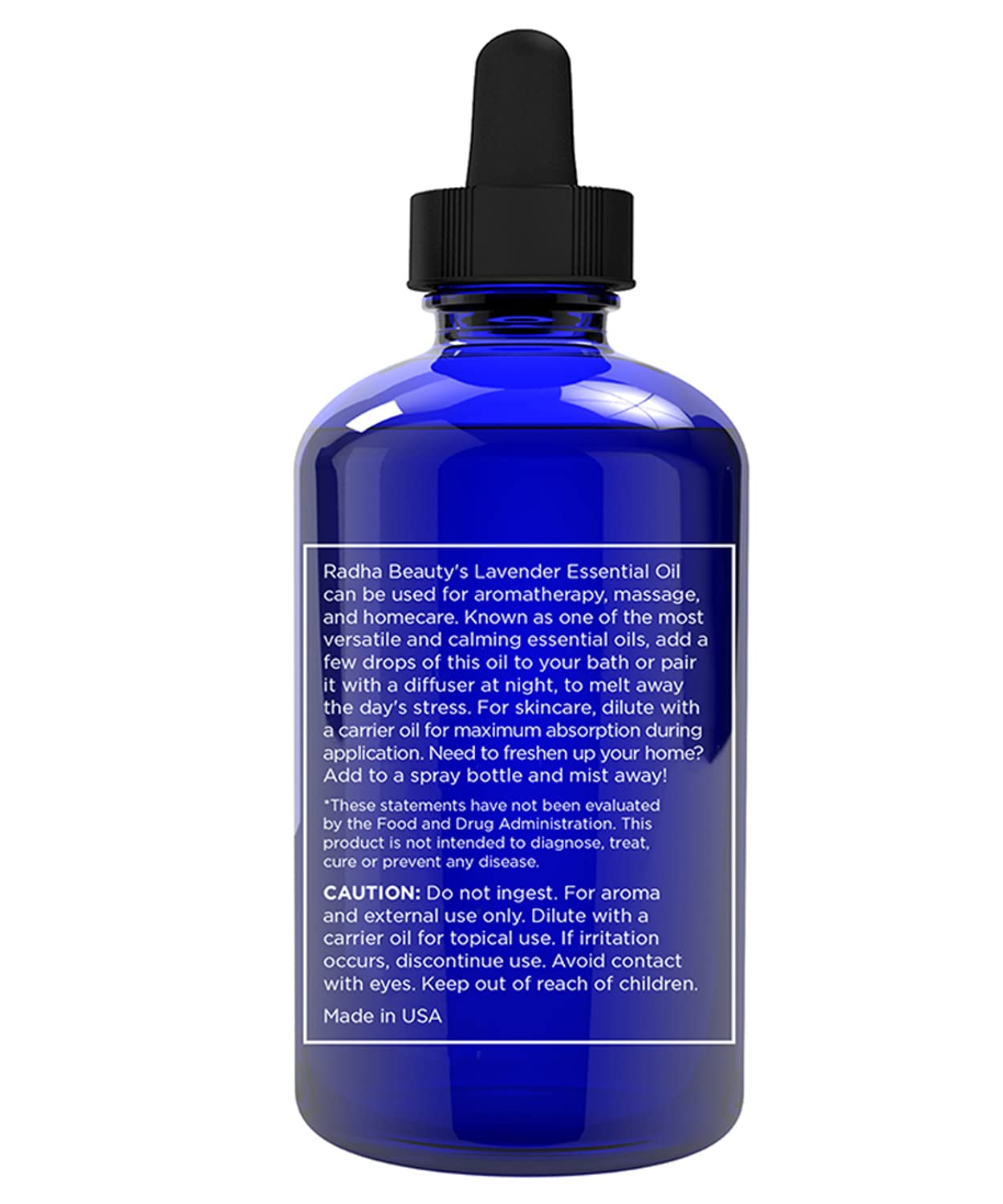 Foto 8 pulgar | Aceite Esencial Radha Beauty Lavender, 120 Ml, De Primera Calidad - Venta Internacional.