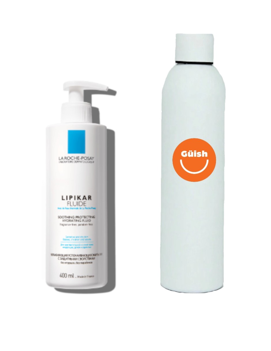 Foto 2 pulgar | Crema Corporal La Roche - Posay Lipikar Hidratante + Termo de Agua de Regalo Güish