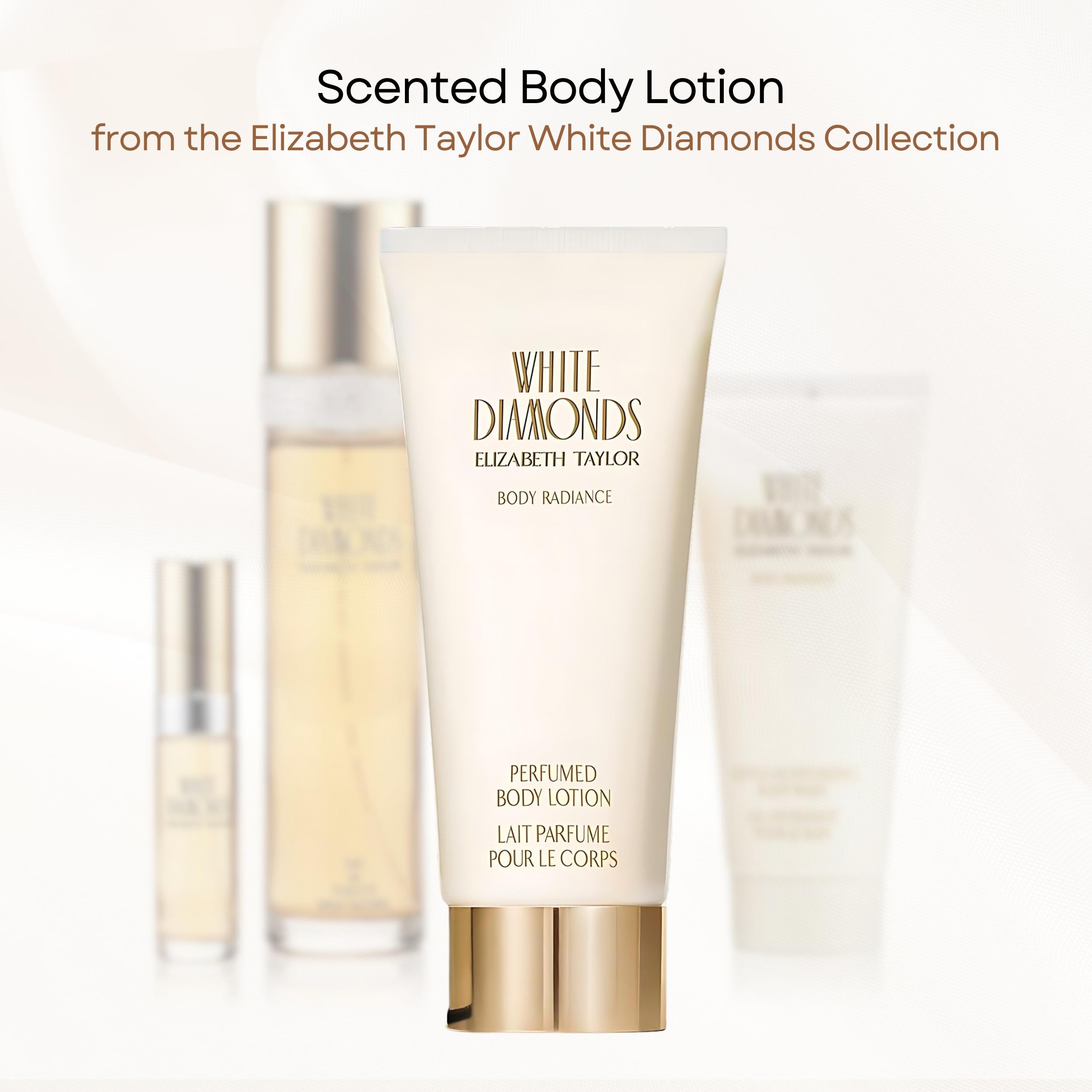 Foto 6 | Loción Corporal Elizabeth Taylor White Diamonds Para Mujer, 100 Ml - Venta Internacional.