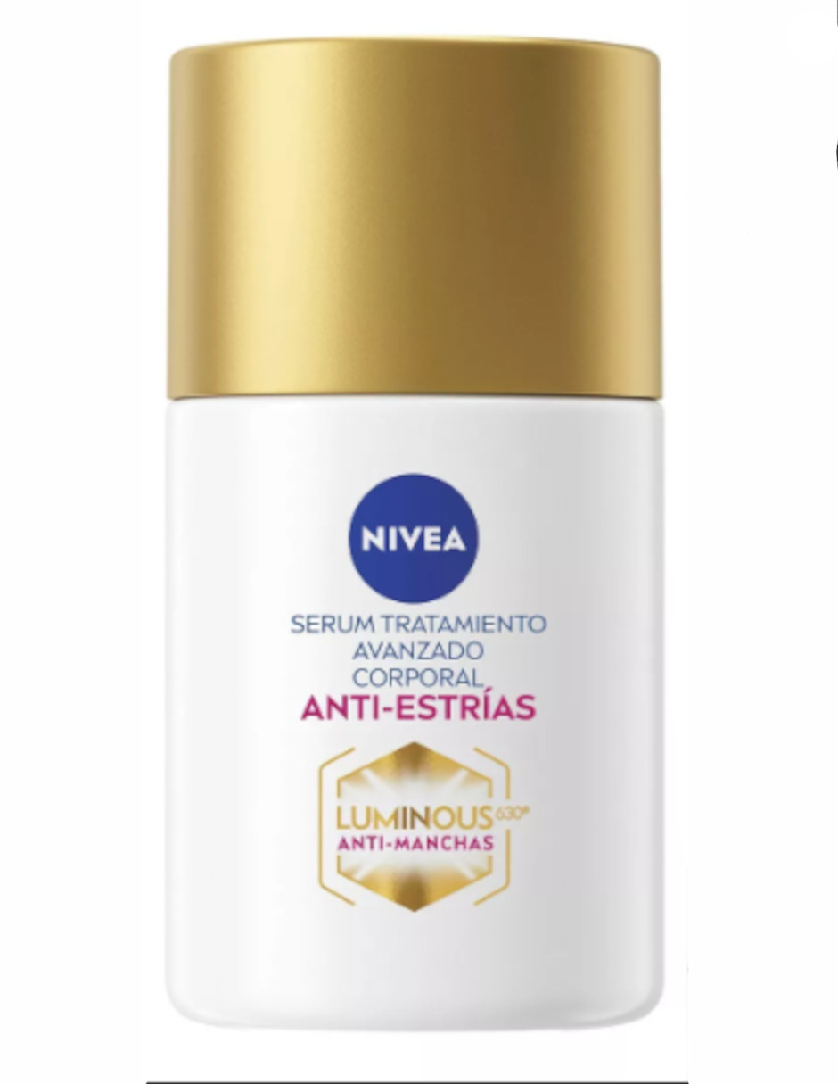 Foto 3 pulgar | Nivea Luminous Serum Aceite Corporal Anti-estrías + Termo Güish Gratis